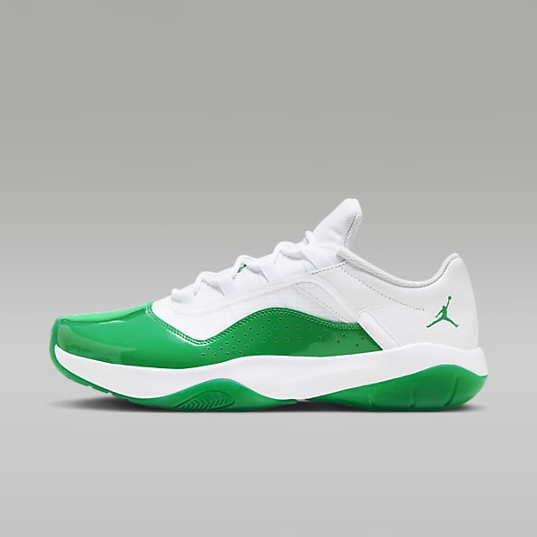 Green and orange jordans 11 discount